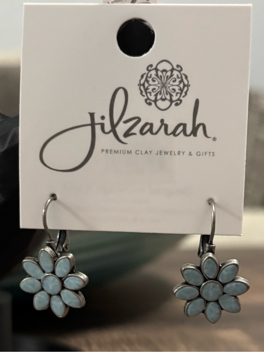 Jilzarah Floral Drop Earrings - Picture 3 of 3